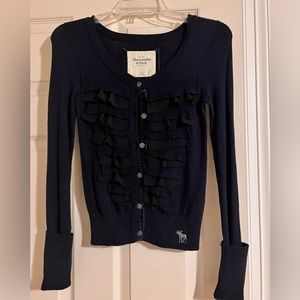 AF navy light cardigan